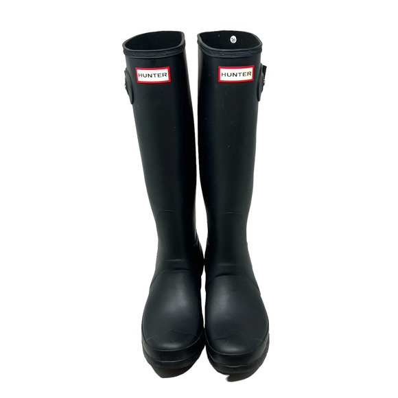 Hunter Shoes Hunter Original Tall Rain Boot In Black Matte Size Us
